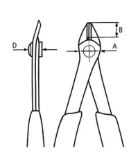 Knipex 78 03 125 ESD Süper Knips Yan Keski