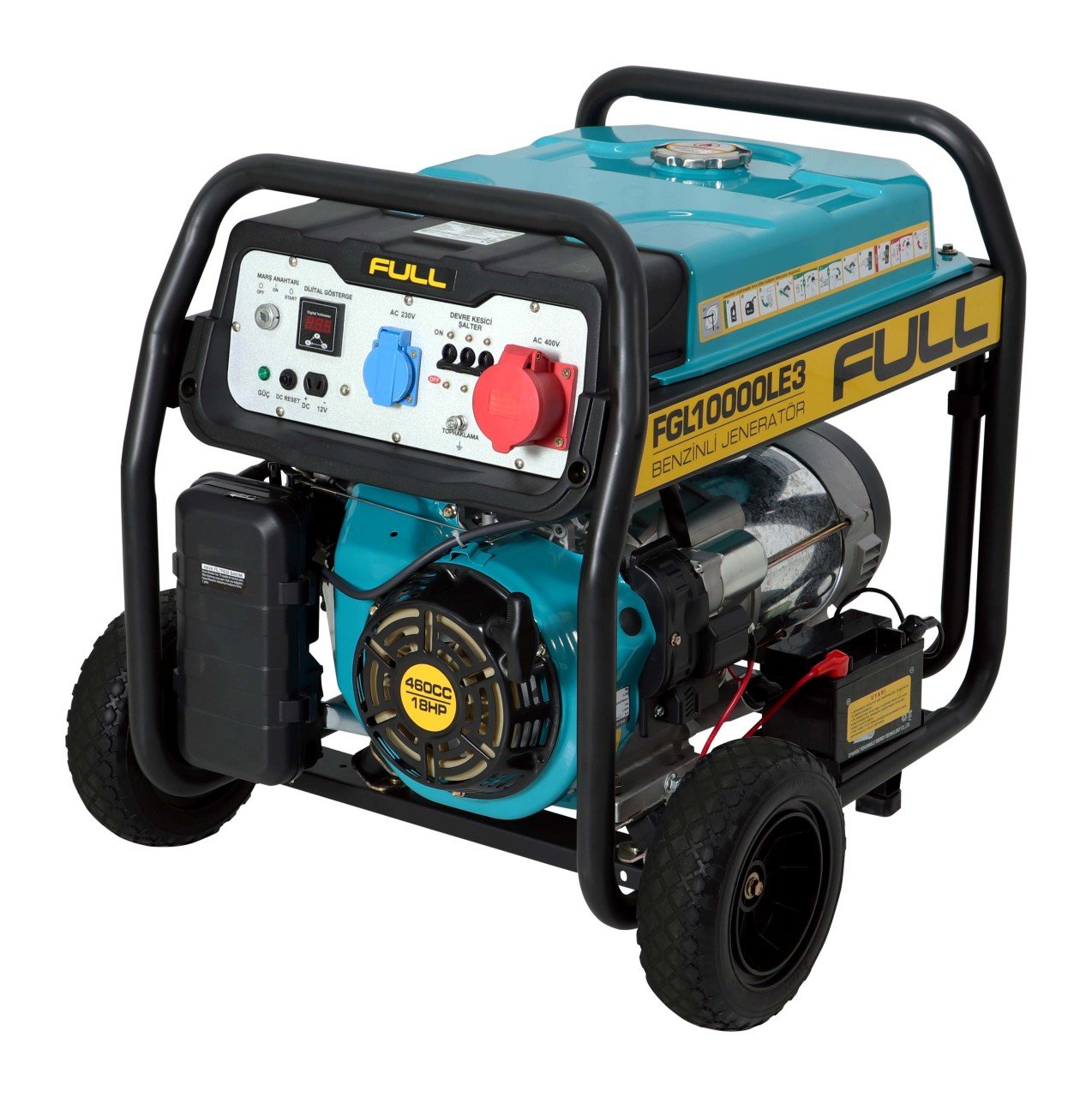 Full Fgl10000le3 10kVA 3 Faz Benzinli Jeneratör