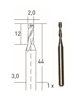 PROXXON FREZE UCU 2 MM 28759