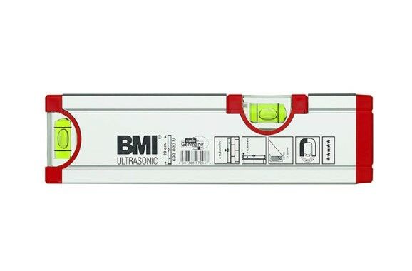 Bmi 692020M Ultrasonic 20cm Mıknatıslı Su Terazisi