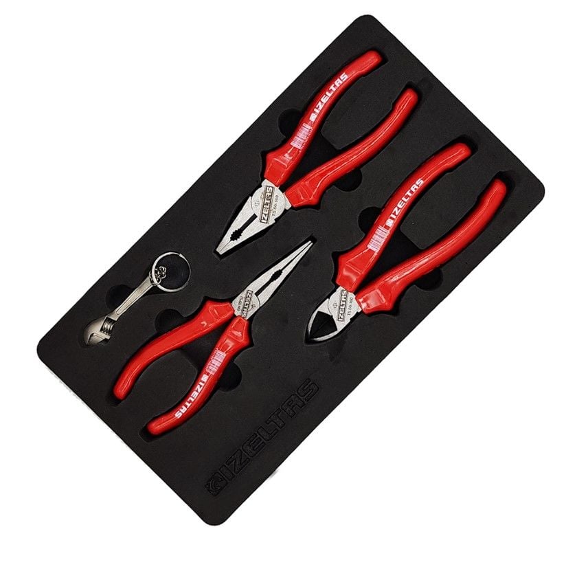 İzeltaş Opak Seri 160 mm Pense Yankeski Kargaburun Seti 3 Parça