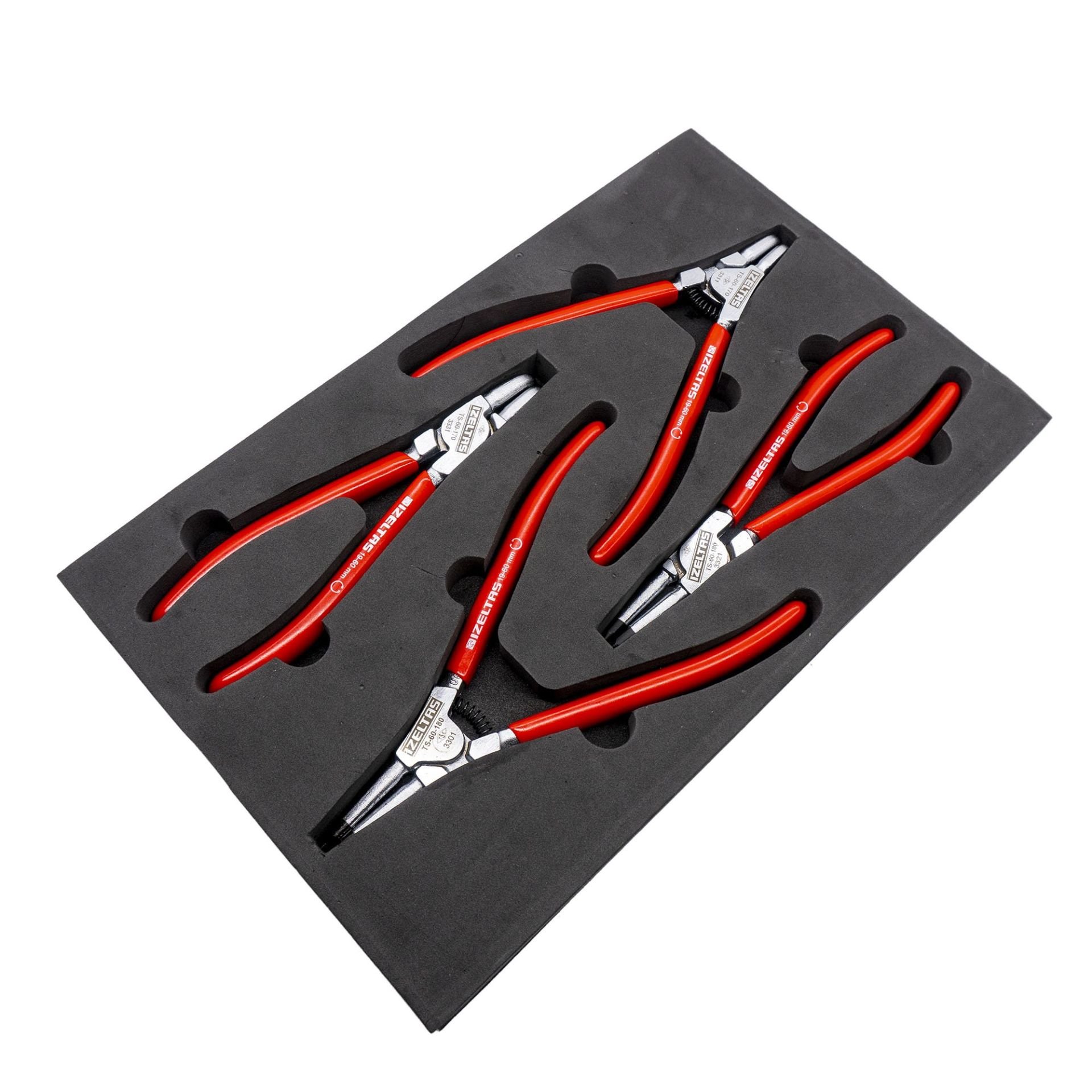 İzeltaş Segman Pense Takımı 4 Parça