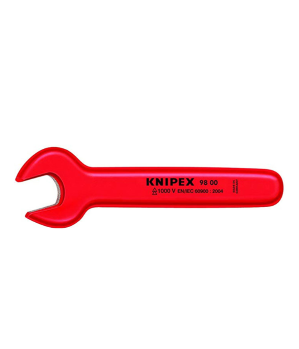 Knipex 98 00 14 VDE 14 mm İzoleli Tek Ağız Anahtar